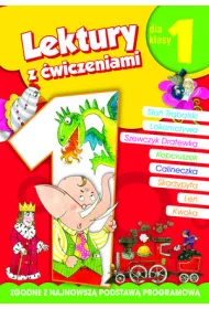Lektury z �wiczeniami kl.1 (ok�adka ��lta 2015)