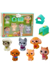 Zestaw 6 figurek piesk�w