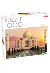 Puzzle 1000 el. Taj Mahal o zachodzie s�o�ca Tactic