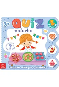 Quiz malucha. Ksi��eczka edukacyjna z naklejkami z kaczuszk� 3+