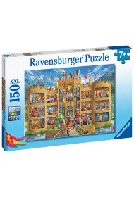 Puzzle 150 el. XXL Widok na zamek rycerski Ravensburger