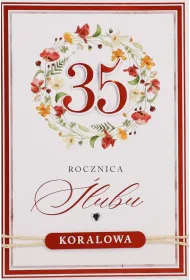 Karnet okazjonalny B6 z kopert� Rocznica �lubu PAN DRAGON HM200-3406