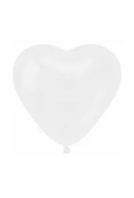 Godan Balony CR17 pastelowe serca bia�e 50 szt.