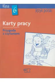 Z.J�zyk polski SP KL 6. Karty pracy. Przygoda z czytaniem (stare wydanie)
