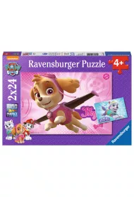 Puzzle 2 x 24 el. Psi Patrol. Skye i Everest. Ravensburger