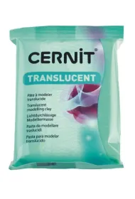 Cernit Modelina prze�roczysta szmaragdowa 56 g