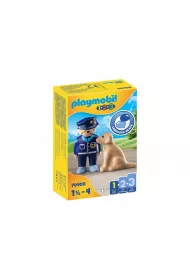 Playmobil 1.2.3 Policjant z psem 70408