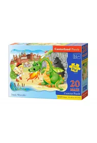 Puzzle maxi konturowe 20 el. Smok Wawelski Castorland