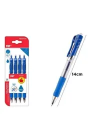 Mp Main Paper D�ugopis �elowy 0,7mm niebieski 4 szt
