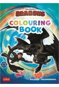 Jak wytresowa� smoka. Kolorowanka. Malbuch. Colouring book. How to train your Dragon