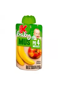 Kubu Baby Mus po 4 miesicu jabko-banan 100 g