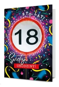 Pan Dragon Karnet 18-te urodziny