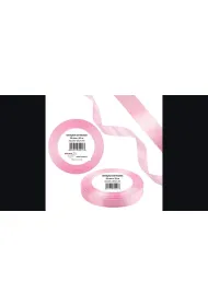 Wst��ka satynowa 25mm baby pink 32 m