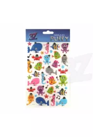 3Z Naklejki Puffy Zwierz�ta morskie