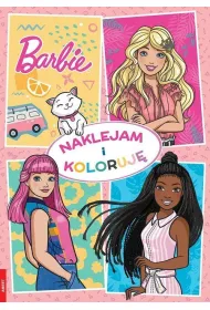Barbie. Naklejam i koloruj�
