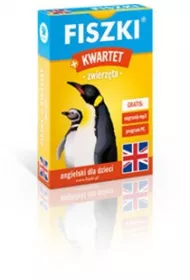 Fiszki obrazkowe. Kwartet. Zwierz�ta. J�zyk angielski