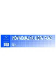 Michalczyk i Prokop Druk Indywidualna Lista P�ac 1/3 A3 494898, MiP
