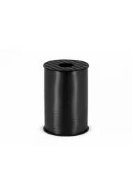 PartyDeco Wst��ka plastikowa czarna 5mm x 225m