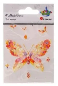 Titanum Naklejki foliowe motyl 77x55mm 9 szt.