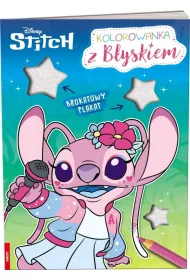 Disney Stitch. Kolorowanka z b�yskiem