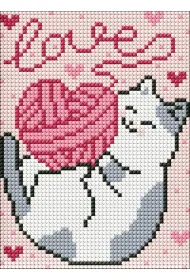 Ideyka Diamentowa mozaika - Wyznanie mi�o�ci 15x20cm