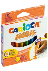 Carioca Kredki �wiecowe maxi neon 8 szt.