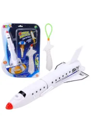 Statek kosmiczny ze spadochronem proca �wiat�o LeanToys