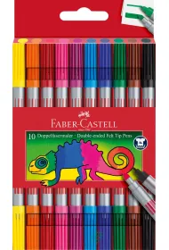 Faber-Castell Flamastry dwustronne 10 szt.