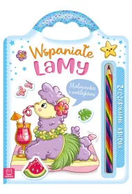 Wspania�e lamy. Malowanka z naklejkami