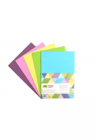 Happy Color Tektura falista PASTEL, 5 kolor�w, A4, 5 arkuszy 5 kartek