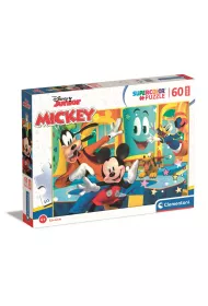 Puzzle maxi 60 el. Supercolor. Mickey Clementoni