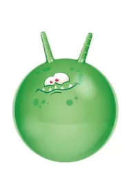 Pika do skakania z rogami zielona 45cm Eddy Toys