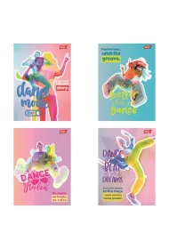 St. Majewski Zeszyt A5 60 kartek linia. Ok�adka laminowana lakier miejscowy UV 70 g/m2. Dance Mode