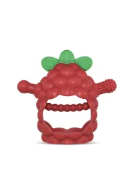 Gryzak silikonowy Razberry Grip, czerwony RazBaby