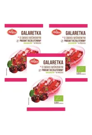 Amylon Galaretka o smaku wi�niowym bezglutenowa Zestaw 3 x 40 g Bio