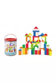 Klocki drewniane 80 elementw 676611