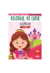 Koloruj� bo lubi� Ksi�niczki + naklejki