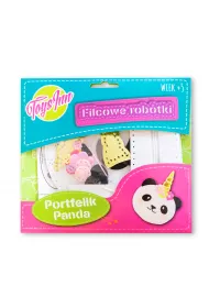 Filcowy portfel Panda Stnux