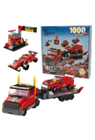 Klocki laweta z autami wy�cigowymi 1000 element�w