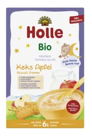 Holle Kaszka zbo�owa mleczna ciasteczkowo-jab�kowa bez dodatku cukr�w od 6 miesi�ca 250 g Bio