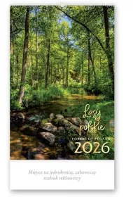 Lucrum Kalendarz 2026 reklamowy Lasy polskie