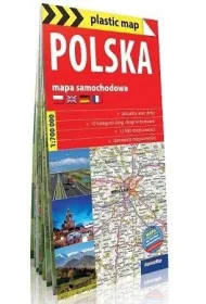 POLSKA MAPA SAMOCHODOWA FOLIOWANA 2018