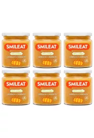 Smileat Soiczek z ekologiczn dyni i cukini po 6 miesicu Zestaw 6 x 230 g Bio