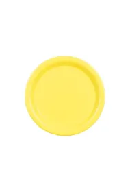 PartyDeco Talerzyki papierowe ��ty 23cm 6 szt