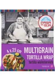 Casa del Sur Wrap wieloziarnisty 25 cm 4 x 60 g