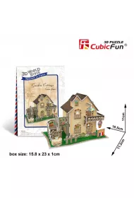 Puzzle 3D 36 el. Domki �wiata - Francja Cottage Cubic Fun