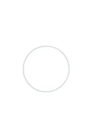 Aliga Ring metalowy bia�y 30cm