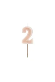 PartyDeco �wieczka urodzinowa 2 brudny r� 6cm