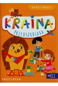 KRAINA PRZEDSZKOLATKA TRZYLATEK KARTY PRACY-MAC