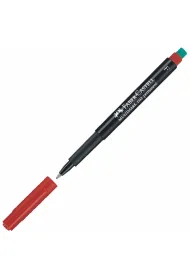 Faber-Castell Multimark ohp permanentny f czerwony